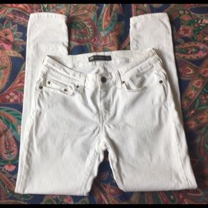 White levi jeggings